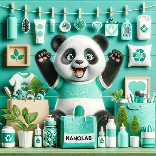Panda s nakupem od Nanolab