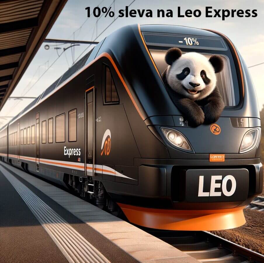 10% sleva na vlaky a autobusy Leo Express