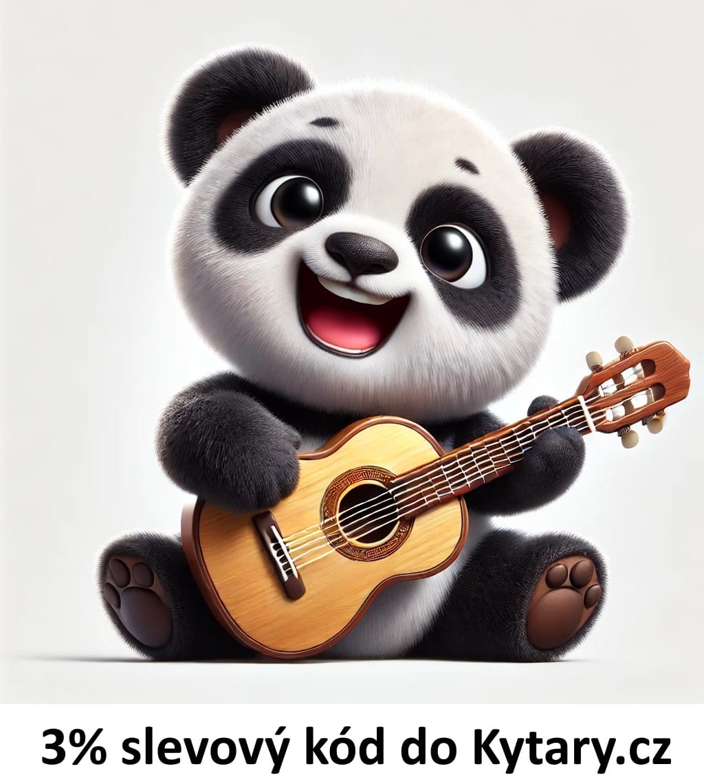 Kupóny Panda propaguje slevový kupón do Kytary.cz