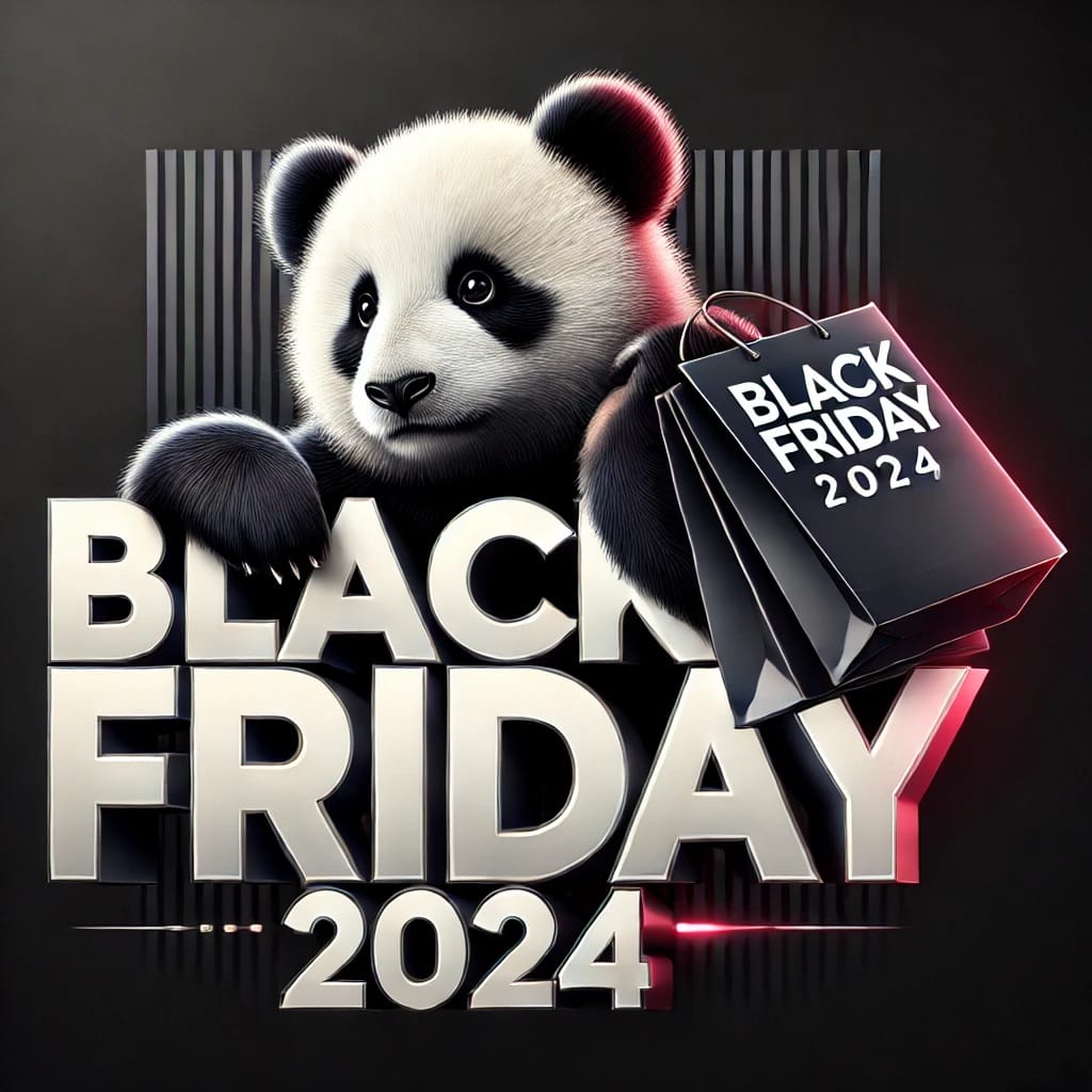 Black Friday 2024 – Největší nákupní svátek roku je tu! Využijte slevové kódy a nakupujte chytře Panda Black Friday 2024